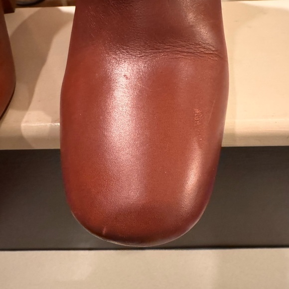 Chestnut brown Chloe booties size 40.5 - Picture 4 of 5